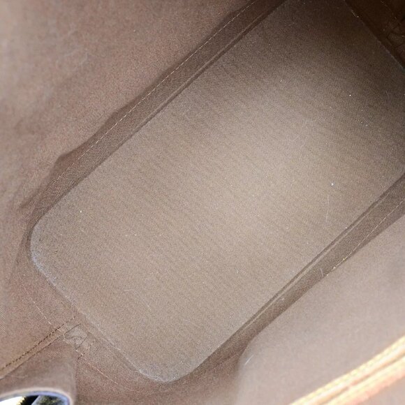 LOUIS VUITTON LV Logo Alma Hand Bag Monogram Leather Brown France 71EB743 - Picture 11 of 15